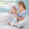 imageMomcozy Baby Hooded Towel 2 Pack Baby Towel Set Super Soft Bath Towel with Original Design Shower Gifts for Infant Toddler 28 X 28 Inch Lemon LeavesMarine Turtle Magic