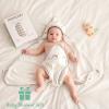 imageMomcozy Baby Hooded Towel 2 Pack Baby Towel Set Super Soft Bath Towel with Original Design Shower Gifts for Infant Toddler 28 X 28 Inch Lemon LeavesStarry Sky