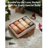 imageMomcozy Baby Hooded Towel Muslin Swaddle Blankets