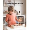 imageMomcozy Baby Monitor BM01 Addon Camera Unit 1080P HD Resolution PanTiltZoom Camera Baby Monitor Camera Easy to PairNot Compatible BM03 Baby Monitor