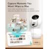 imageMomcozy Baby Monitor BM03 Addon Camera Unit Full HD 1080P Resolution Addable SD Card PanTiltZoom Camera Baby Monitor Camera Easy to PairNot Compatible BM01 Baby Monitor