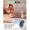 imageMomcozy Baby Monitor BM03 Addon Camera Unit Full HD 1080P Resolution Addable SD Card PanTiltZoom Camera Baby Monitor Camera Easy to PairNot Compatible BM01 Baby Monitor