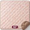imageMomcozy Baby Play Mat for Floor 50x50 Thickened Playpen Mat Playmate for Baby Tummy Time Waterproof ampamp NonSlip Foldable Outdoor Mat with Carrying Handle Forest WorldLeopard Brown