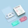imageMomcozy Baby Teether Toys Water Fillable Silicone Cold Baby Teething Toys Chill Teether Baby Water Teether for Teething Relief 012 Months Green and Pink 2 PcsPink and Green
