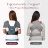 imageMomcozy Baby Wrap Carrier SkinFriendly Fabric Easy to Wear Baby Carrier Sling TShirt Design Hands Free Baby Carriers Newborn to Toddler 835lbs Adjustable Buckle Suit for Waist 3047inch BlackDeep Grey