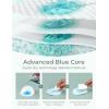 imageMomcozy Bamboo Fiber Disposable Nursing Pads 100 Natural Materials and 100 Biodegradable Breast Pads Breastfeeding Essentials for Moms 80 CountBlue Core Organic Bamboo