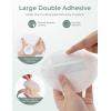 imageMomcozy Bamboo Fiber Disposable Nursing Pads 100 Natural Materials and 100 Biodegradable Breast Pads Breastfeeding Essentials for Moms 80 CountBlue Core Organic Bamboo