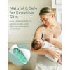 imageMomcozy Bamboo Fiber Disposable Nursing Pads 100 Natural Materials and 100 Biodegradable Breast Pads Breastfeeding Essentials for Moms 80 CountBlue Core Organic Bamboo