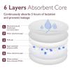 imageMomcozy Bamboo Fiber Disposable Nursing Pads 100 Natural Materials and 100 Biodegradable Breast Pads Breastfeeding Essentials for Moms 80 CountThin but Absorbent