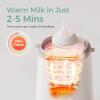 imageMomcozy Bottle Warmer Fast Bottle Warmers for All Bottles with Timer Accurate Temperature Control and Automatic ShutOff Multifunctional Bottle Warmer for BreastmilkGrayWhite