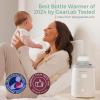 imageMomcozy Bottle Warmer Fast Bottle Warmers for All Bottles with Timer Accurate Temperature Control and Automatic ShutOff Multifunctional Bottle Warmer for BreastmilkGrayWhite