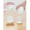 imageMomcozy Breast Milk Collector Milk Collectors for Breastfeeding Reusable Breast Milk Shells Silicone Catcher with More Fit ampamp Soft 3oz90ml 2 Counts1 Count