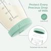 imageMomcozy Breast Milk Pitcher Resistant to Heat and Cold Abrupt Temp Swings No Leak Glass Breast Milk Fridge Storage Container with Wide Mouth Fast Baby Formula Maker GreenGreen
