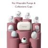 imageMomcozy Breast Pump Bag for HandsFree Wearable Breast Pumps Hard Shell Case with Removable Tray Watertight Breast Pump Storage Bag Diaper Bag or HandbagHolds 2 Pumps