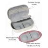 imageMomcozy Breast Pump Bag for HandsFree Wearable Breast Pumps Hard Shell Case with Removable Tray Watertight Breast Pump Storage Bag Diaper Bag or HandbagHolds 2 Pumps