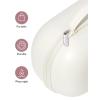 imageMomcozy Breast Pump Bag for HandsFree Wearable Breast Pumps Hard Shell Case with Removable Tray Watertight Breast Pump Storage Bag Diaper Bag or HandbagHolds 2 Pumps