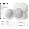 imageMomcozy Breast Pump Hands Free Upgraded Mobile Flow  M9 App Discreet Control with Personalized MultiModes ampamp 15 Levels Wearable Breast Pump 24mm 2 Pack Cozy RedGray