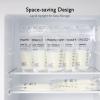 imageMomcozy Breastmilk Storing Bags TempSensing Discoloration Milk Storing Bags for Breastfeeding Disposable Milk Storage Bag with 6 Ounce Self Standing NoLeak Milk Freezer Storage Pouches 120pcs50 Count