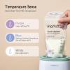 imageMomcozy Breastmilk Storing Bags TempSensing Discoloration Milk Storing Bags for Breastfeeding Disposable Milk Storage Bag with 6 Ounce Self Standing NoLeak Milk Freezer Storage Pouches 120pcs200 Count