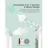 imageMomcozy BreezyClear 2in1 Electric Nasal Aspirator with Spray Nasal Aspirator for Baby 65kPa Nose Sucker with 4 Adjustable Suction LevelsPortable Electric Nose CleanerLight ampamp Music Soothing