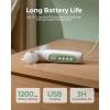 imageMomcozy BreezyClear 2in1 Electric Nasal Aspirator with Spray Nasal Aspirator for Baby 65kPa Nose Sucker with 4 Adjustable Suction LevelsPortable Electric Nose CleanerLight ampamp Music Soothing