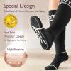 imageMomcozy Compression Socks for Women 1520mmHg ampamp 2030mmHg  2 Pairs Graduated Compression for Circulation ampamp Swelling1520 Mmhg Pinkblack