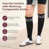 imageMomcozy Compression Socks for Women 1520mmHg ampamp 2030mmHg  2 Pairs Graduated Compression for Circulation ampamp Swelling1520 Mmhg Pinkblack