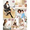 imageMomcozy Compression Socks for Women Wide Calf 1520mmHg Knee High Support Socks for Pregnancy Nurses Travel FlyingBlackWhite