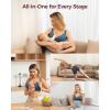 imageMomcozy CoolFit Nursing Bras for Breastfeeding Ultra Stretch Seamless Jelly Strip Maternity Bra Cooling WirelessNordic Blue