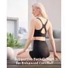 imageMomcozy CoolFit Nursing Sports Bra Racerback Nursing Bras for Workout and Yoga Soft Stretchy Ribbed Support Maternity BraBlack