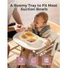 imageMomcozy DinerPal Wooden High Chair for Babies Toddlers ampamp Adults Up to 308 Lbs Convertible Baby Highchair with FoodGrade Tray DishwasherSafe Adjustable ampamp Ergonomic Natural Woodnatural wood