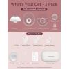 imageMomcozy Flange Insert 15mm Compatible with Momcozy M5 Original M5 Breast Pump Replacement Accessories 1PC 15mmQuill Gray