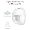 imageMomcozy Flange Insert 15mm Compatible with Momcozy M5 Original M5 Breast Pump Replacement Accessories 1PC 15mmTransparent