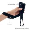 imageMomcozy Handle Strap for Baby Stroller  Safety Wrist Leash  Adjustable Pram Wheelchair Hand Leash  with Hooks for Storing Items  SecurityAccessory for Child SafetyBlack