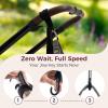 imageMomcozy Handle Strap for Baby Stroller  Safety Wrist Leash  Adjustable Pram Wheelchair Hand Leash  with Hooks for Storing Items  SecurityAccessory for Child SafetyBlack