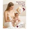 imageMomcozy Hands Free Pumping Bra Adjustable BreastPumps Holding and Nursing Bra Pumping ampamp Nursing Bra in OneBeige