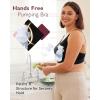 imageMomcozy Hands Free Pumping Bra Adjustable BreastPumps Holding and Nursing Bra Pumping ampamp Nursing Bra in OneBlack