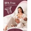 imageMomcozy HandsFree Breast Pump S12 Pro Wearable ampamp Portable Pump with Soft DoubleFit Flange 3 Modes  9 Levels Double Electric Pump Smart Display 24mm 2 Pack Cozy WhiteTransparent