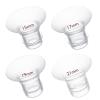 imageMomcozy HandsFree Breast Pump S12 Pro Wearable ampamp Portable Pump with Soft DoubleFit Flange 3 Modes  9 Levels Double Electric Pump Smart Display 24mm 2 Pack Cozy WhiteTransparent