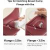 imageMomcozy HandsFree Pumping Bra Wireless ampamp Seamless Breast Pump Bra Breathable Tencel Fabric ampamp Fully Fixed CupsDusty Rose