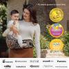 imageMomcozy Hip Seat Baby Carrier  Adjustable Waistband with Original 3D Belly Protector Ergonomic Carrier with Various Pockets for Newborns ampamp Toddlers up to 45lbs Black MediumLeopard