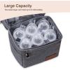 imageMomcozy Insulated Baby Bottle Bag MultiFunction Breastmilk Cooler Bag Fit as Wine Carrier or for Milk Bottles Like Dr Brown Comotomo Philips Nuk Lansinoh etcGrey