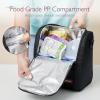 imageMomcozy Insulated Baby Bottle Bag MultiFunction Breastmilk Cooler Bag Fit as Wine Carrier or for Milk Bottles Like Dr Brown Comotomo Philips Nuk Lansinoh etcBlack