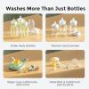 imageMomcozy KleanPal Pro Baby Bottle Washer Sterilizer ampamp Dryer  AllinOne Cleaning Machine for Bottles Pump Parts ampamp Baby Essentials  TimeSaving ampamp Effortless CareWhite