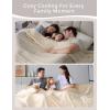 imageMomcozy Life CoolMurm Cooling Comforter for Hot Sleepers FullQueen 90quotx90quot Soft Breathable Pregnancy Cooling Blanket 3Second Cooling 8 Hours Stay Cool All Night Deep Light GreyCooling Beige Yellow