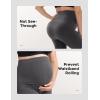 imageMomcozy Maternity Leggings Over The Belly Maternity Yoga Pants for Women Pregnancy Leggings Workout Tights PantsGray