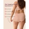 imageMomcozy Maternity Underwear Seamless Pregnancy Postpartum Panties Under Bump Maternity Underwear CottonBlack oyster Pink2pk