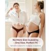 imageMomcozy Maternity Underwear for Women  Pregnancy Postpartum Panties  Under the Bump Bikinis  One SizeOyster Pink