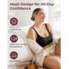 imageMomcozy Mesh Support Pumping Bra Hands Free Suitable for 36C44G Comfortable Plus Size Pumping and Nursing Bra in OneBlack
