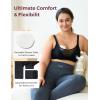 imageMomcozy Mesh Support Pumping Bra Hands Free Suitable for 36C44G Comfortable Plus Size Pumping and Nursing Bra in OneBlack